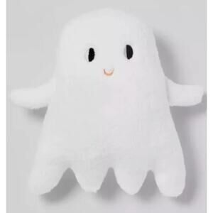 Target Ghost Novelty Halloween Throw Pillow Sherpa White Hyde & EEK! Boutique